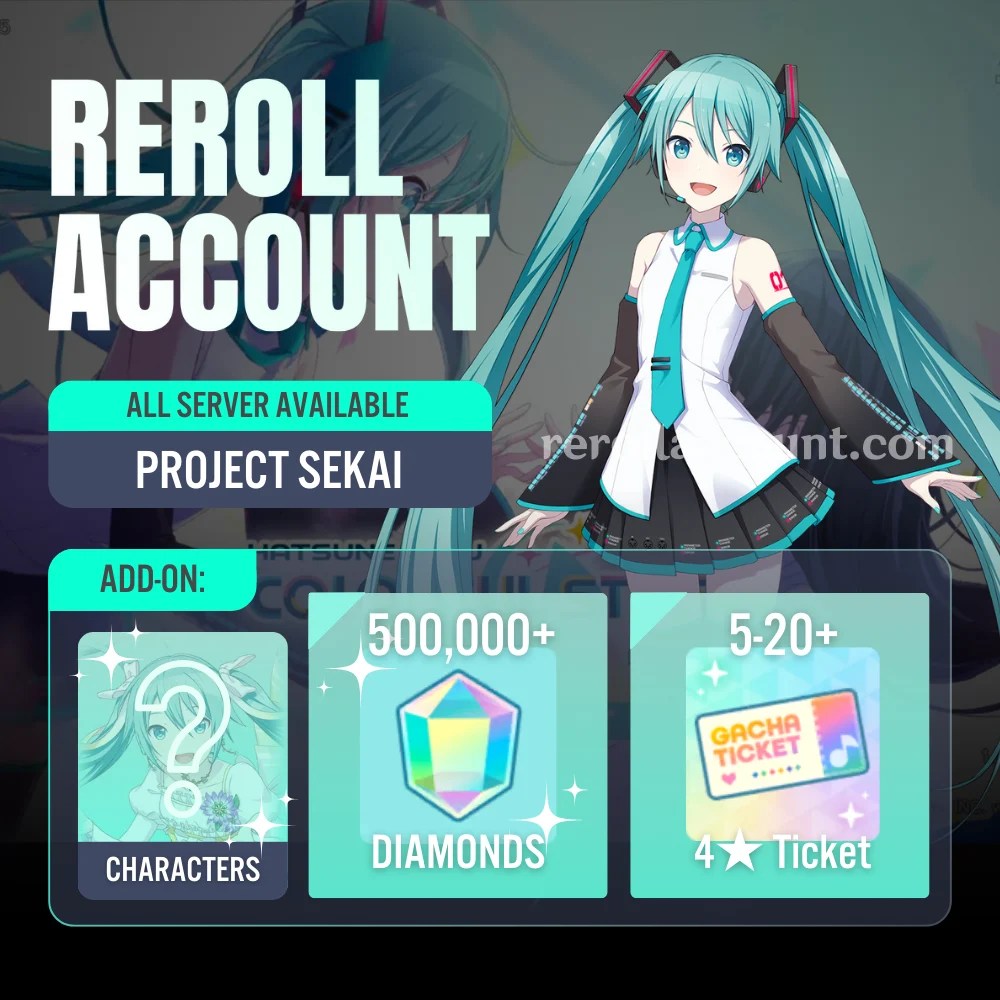 Project Sekai Reroll Account