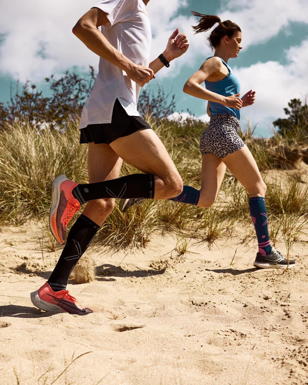 Header Image Compressiekousen hardlopen