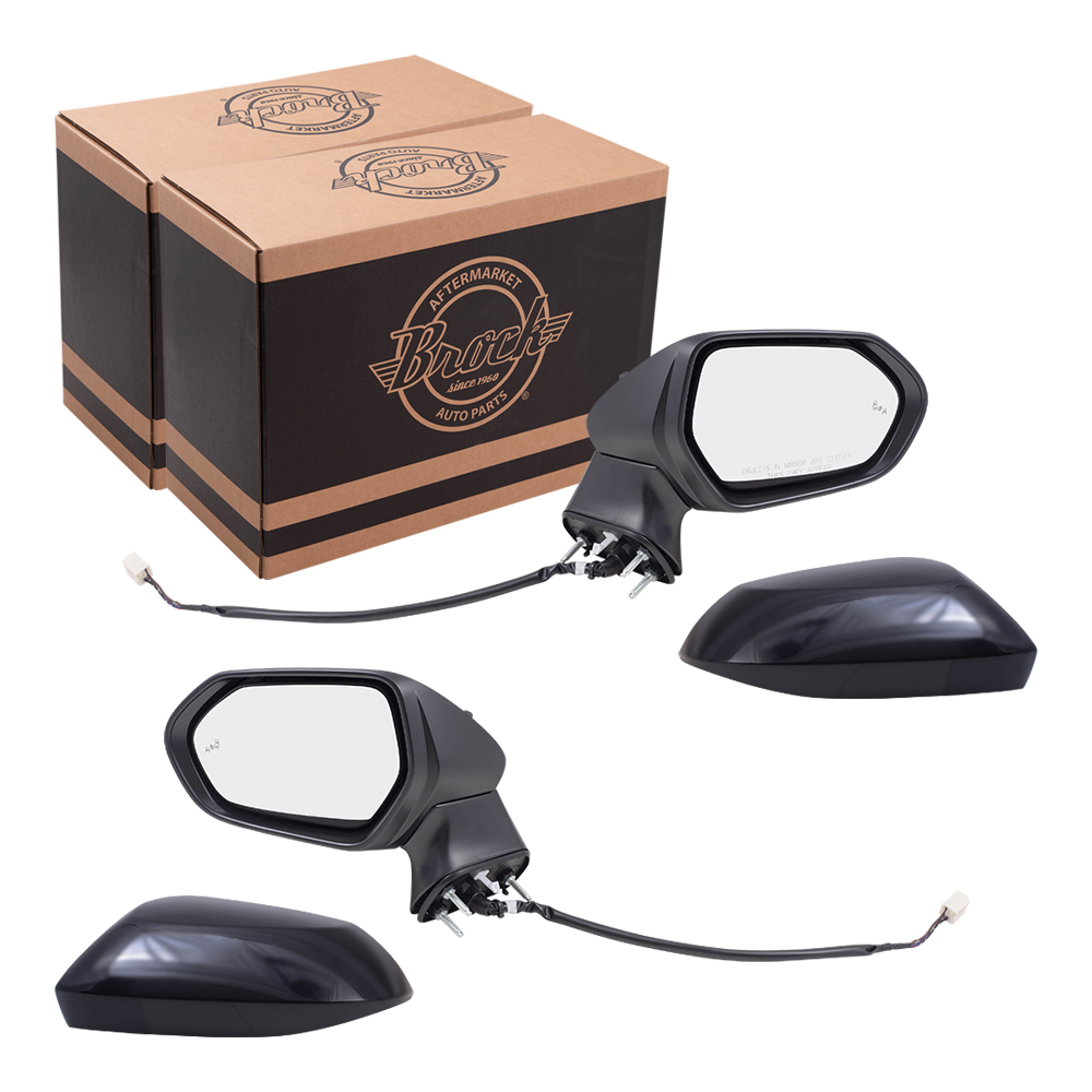 Driver and passenger side power mirrors fit 2019-2021 corolla hatchback