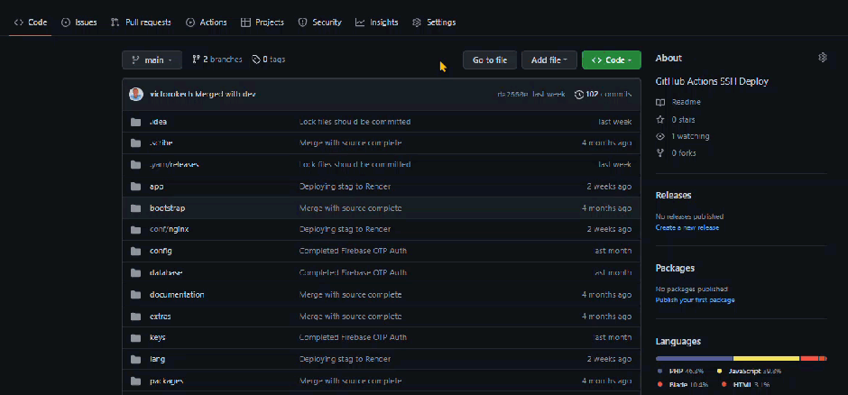 Configure GitHub Deploy Key