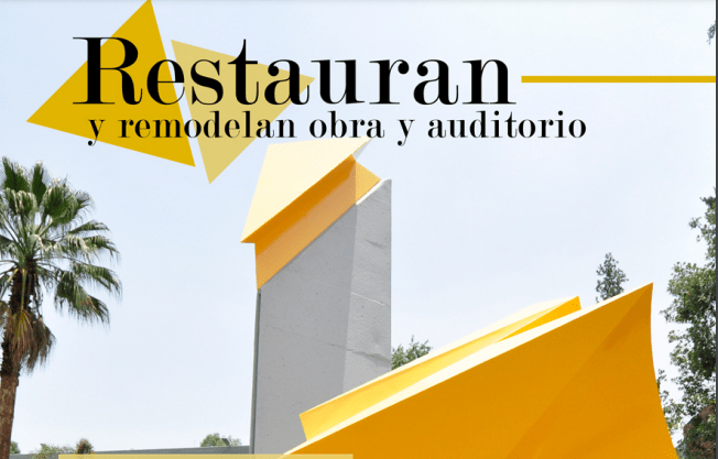 Restauración cultural del auditorio Restauración cultural del auditorio