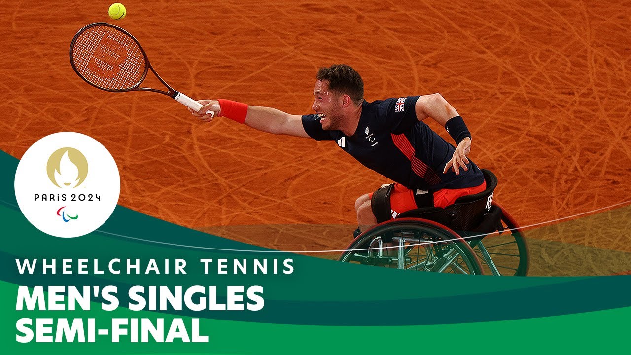 Alfie Hewett X Martin De La Puente – Men's Singles SF | Wheelchair Tennis – Paris 2024 Paralympics