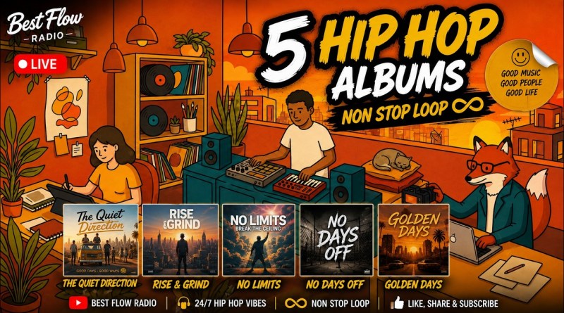 🎧5 Hip Hop Albums in One | Non Stop Hip Hop Mix 🔥 24/7 Beats • Best Flow Radio