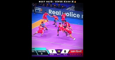 Insane super raid ☠️🔥 #prokabaddi #pkl #trending #viral #sports #shorts