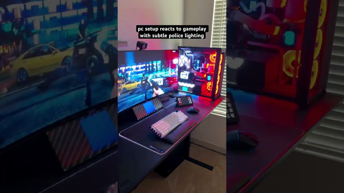 “Subtle” Gaming Setup💀 #pcgaming #gta6 #benchmark