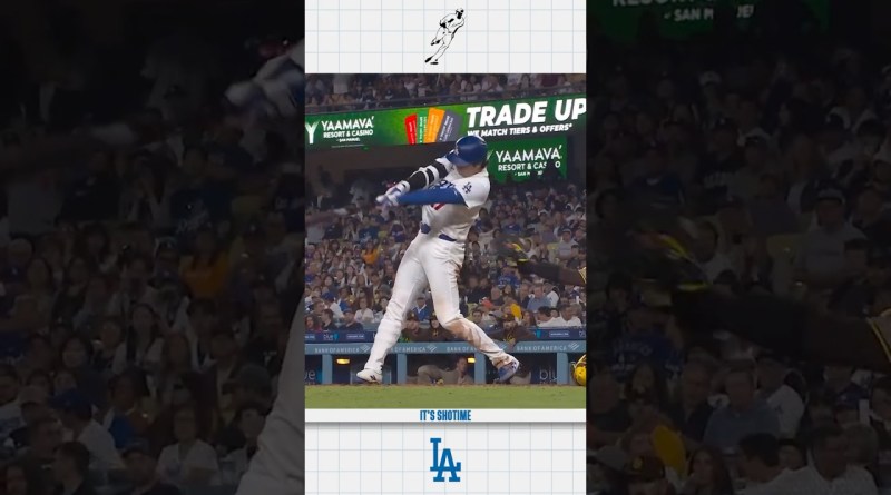Shohei Ohtani's HEALTHIEST Swing So Far #dodgers #MLB #baseball #sports