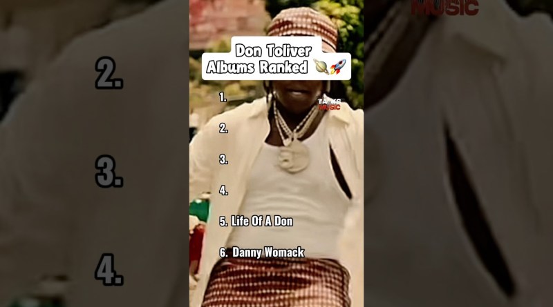 Don Toliver Albums Ranked! #dontoliver #hiphop #shorts
