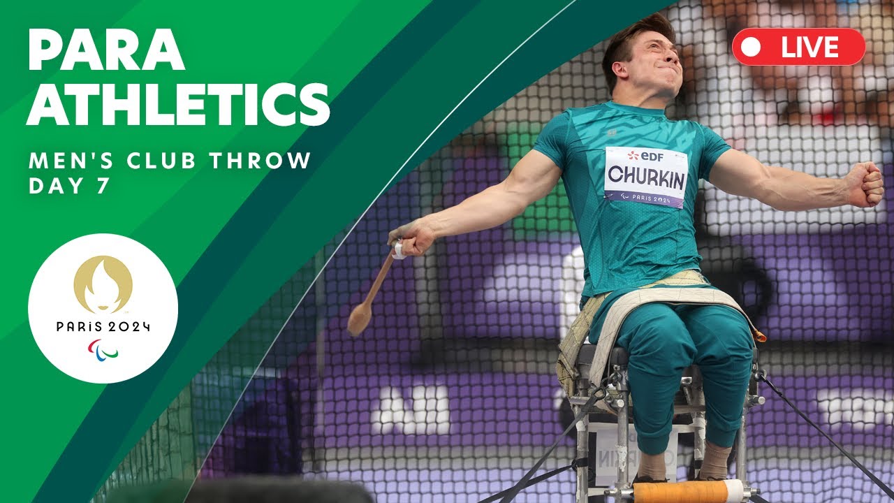 Para Athletics – Men's Club Throw Final | Day 7