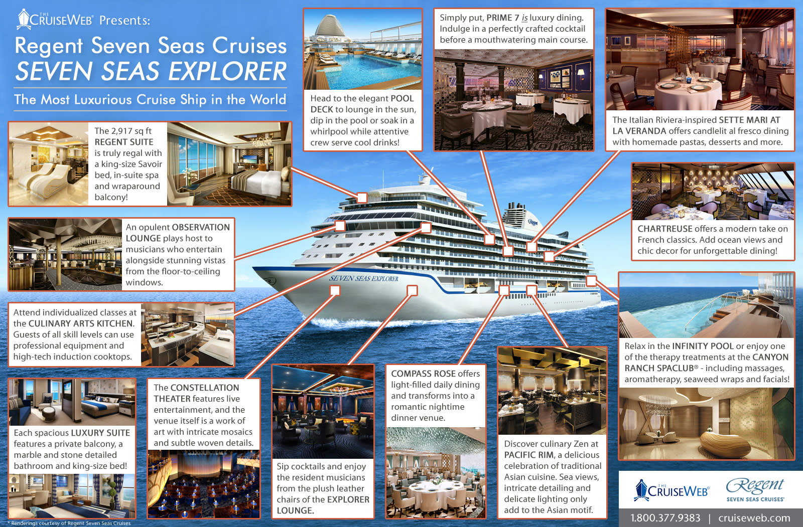 Learn where you will sail aboard oceania cruises. Regent S Seven Seas Explorer Cruise Ship 2022 2023 And 2024 Regent Seven Seas Explorer Destinations Deals The Cruise Web