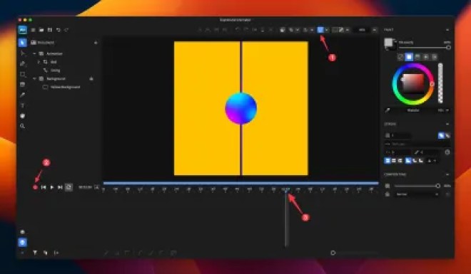 La capture d'écran avec claquement et le record automatique sont activées et la tête de jeu est passée à 01: 00F