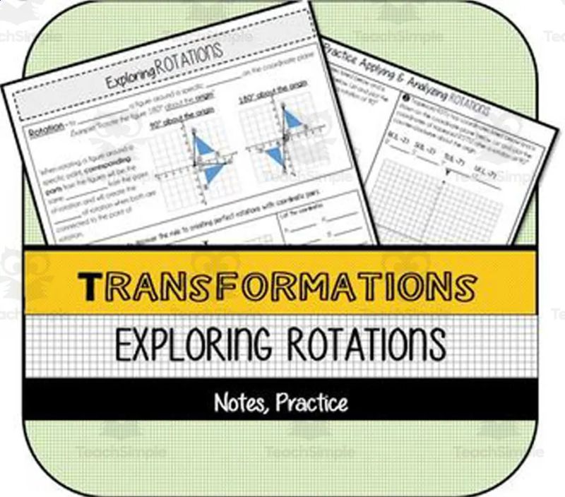Rotations Notes By P Solves Problems Tpt - Professional HD Colorful Arts | Free Download