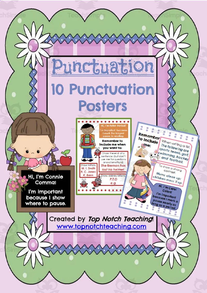 Simple Punctuation Character Posters Primary Classroom Resources - 8K Dark Arts for Desktop