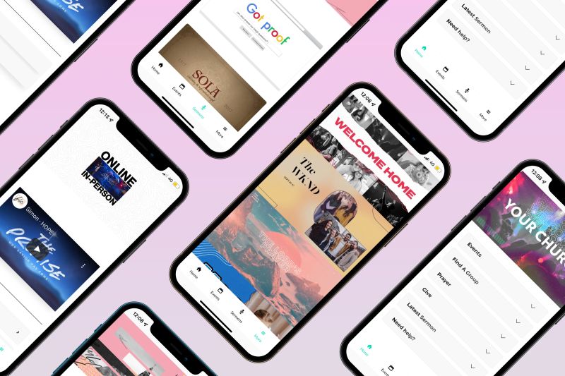 Churchapps - Premium Mountain Background Gallery - Desktop