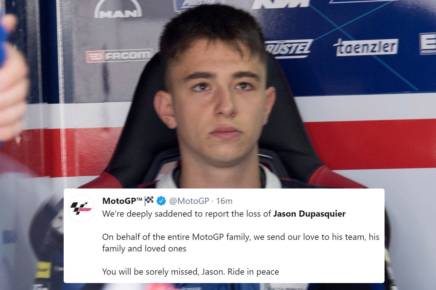 Motogp Jason - Motogp Ace Jason Dupasquier Dies Aged 19 After Being Hit By Bike In Horror Crash Opera News