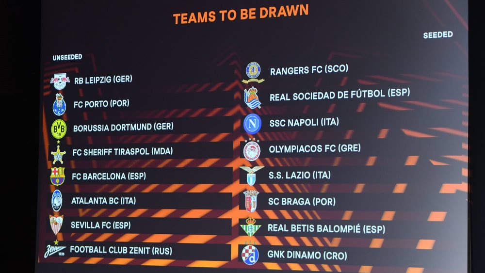 Eintracht frankfurt erwischt das absolute hammerlos. Europa League Auslosung Bvb Trifft Auf Rangers Leipzig Gegen Real Sociedad Opera News