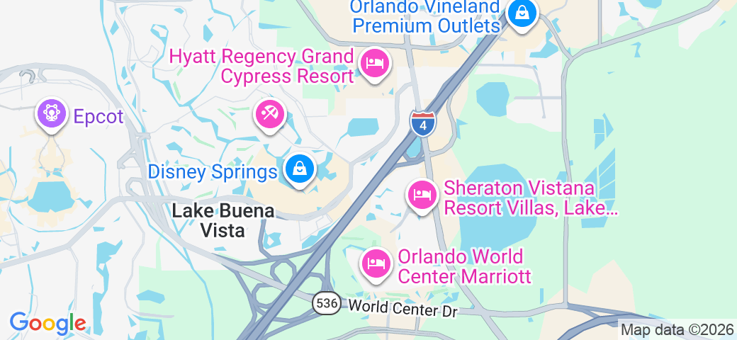 Hotel Lake Buena Vista Map Lake Buena Vista Profile Lake Buena Vista 265374 