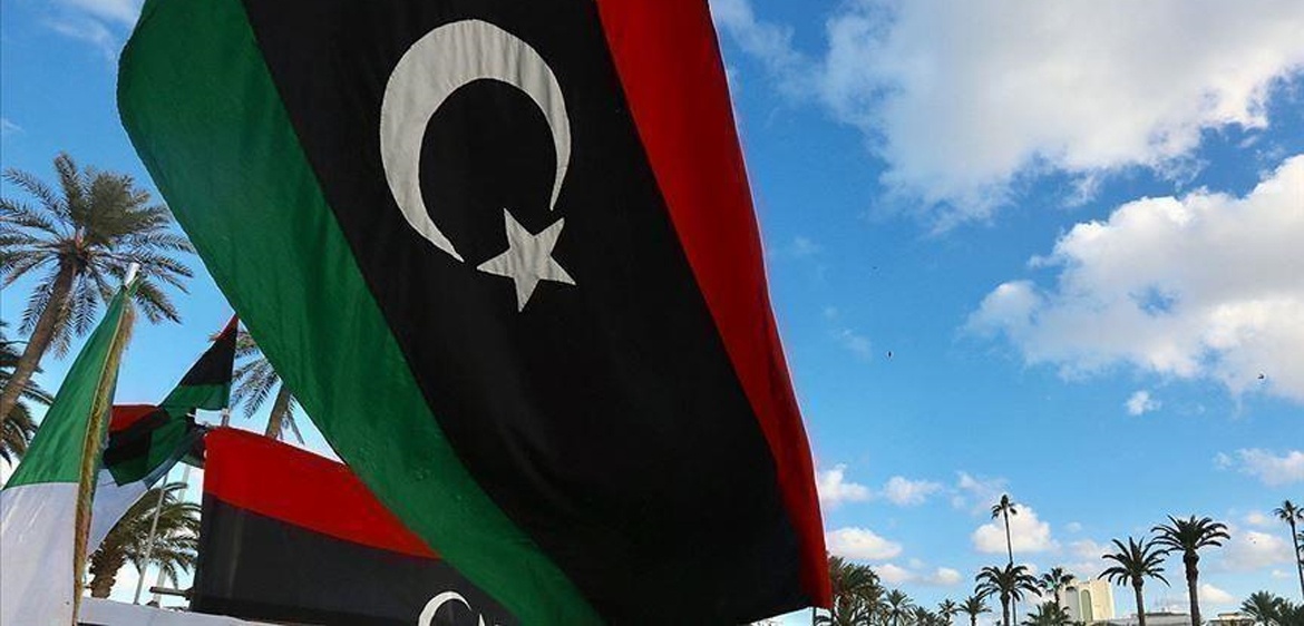 Libya flag Ferhat
