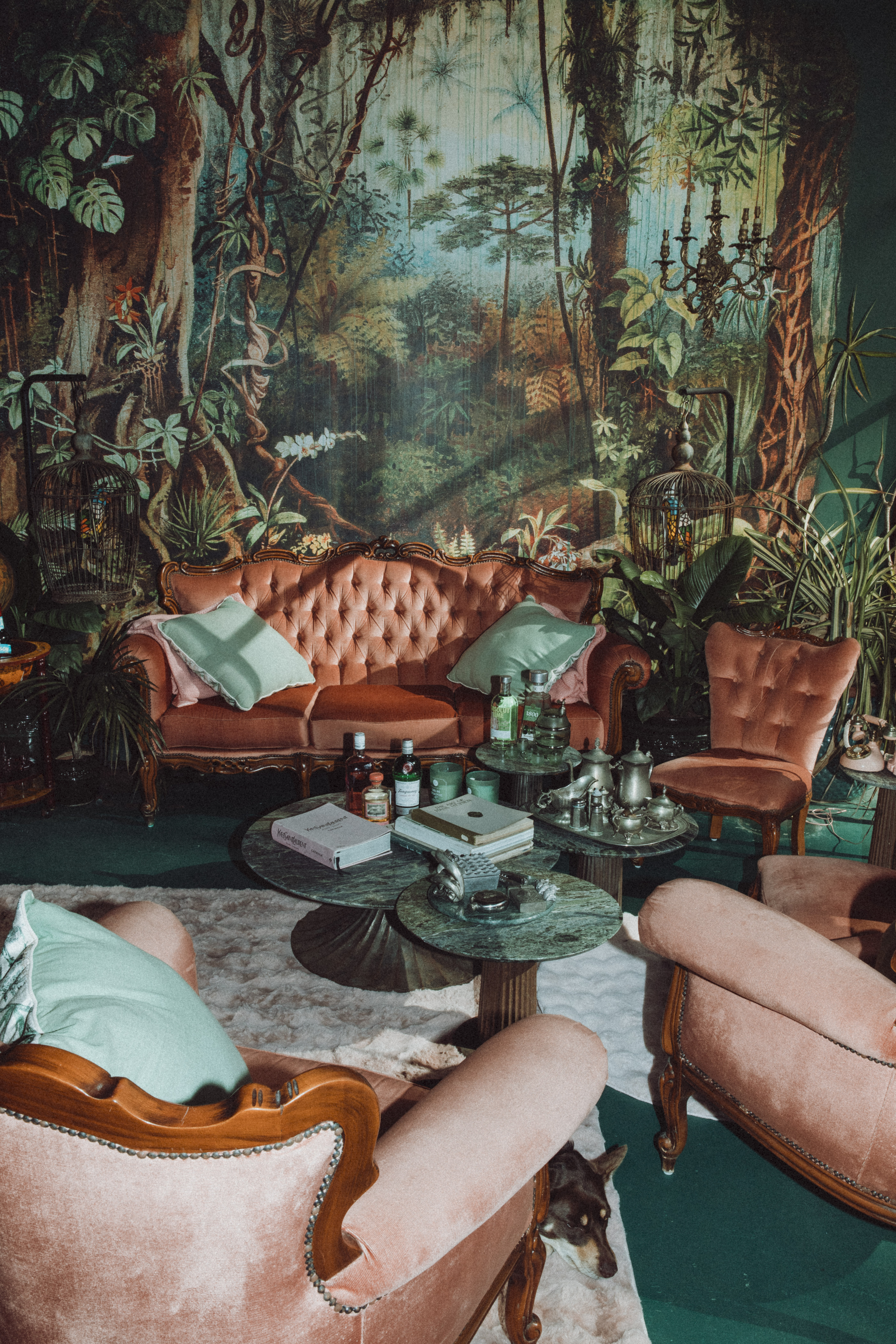 Furniture staged in Reserve's atelier-style Los Angeles showroom