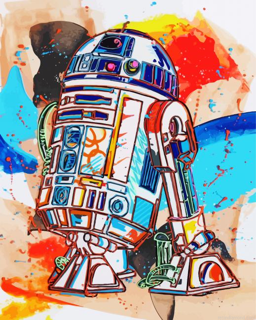 Colorful R2d2 5d Diamond Painting.png