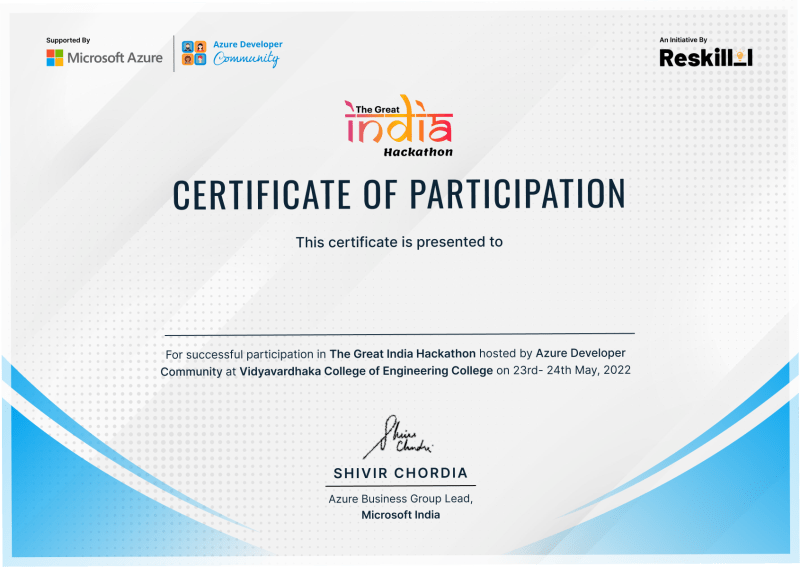 Certificate Reskilll - Premium Space Texture Gallery - Mobile