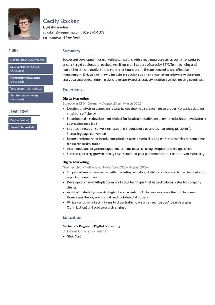 Template Cv Gratis Resmume Com - High Quality Landscape Art - High Resolution