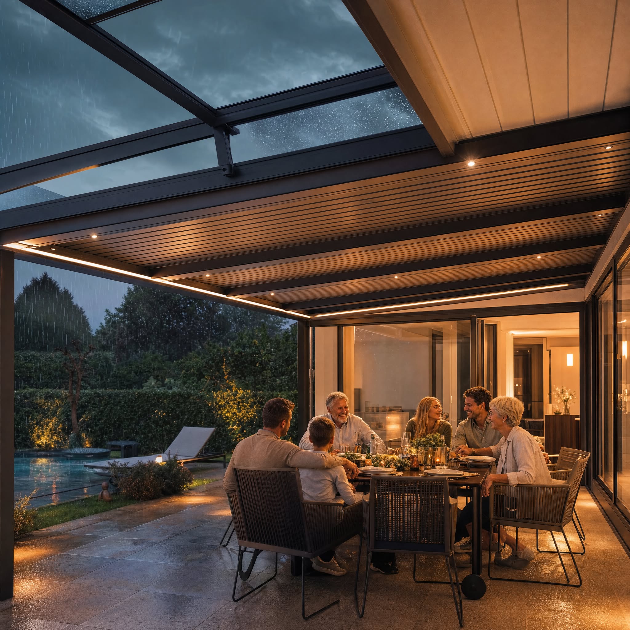 Louvered Pergola