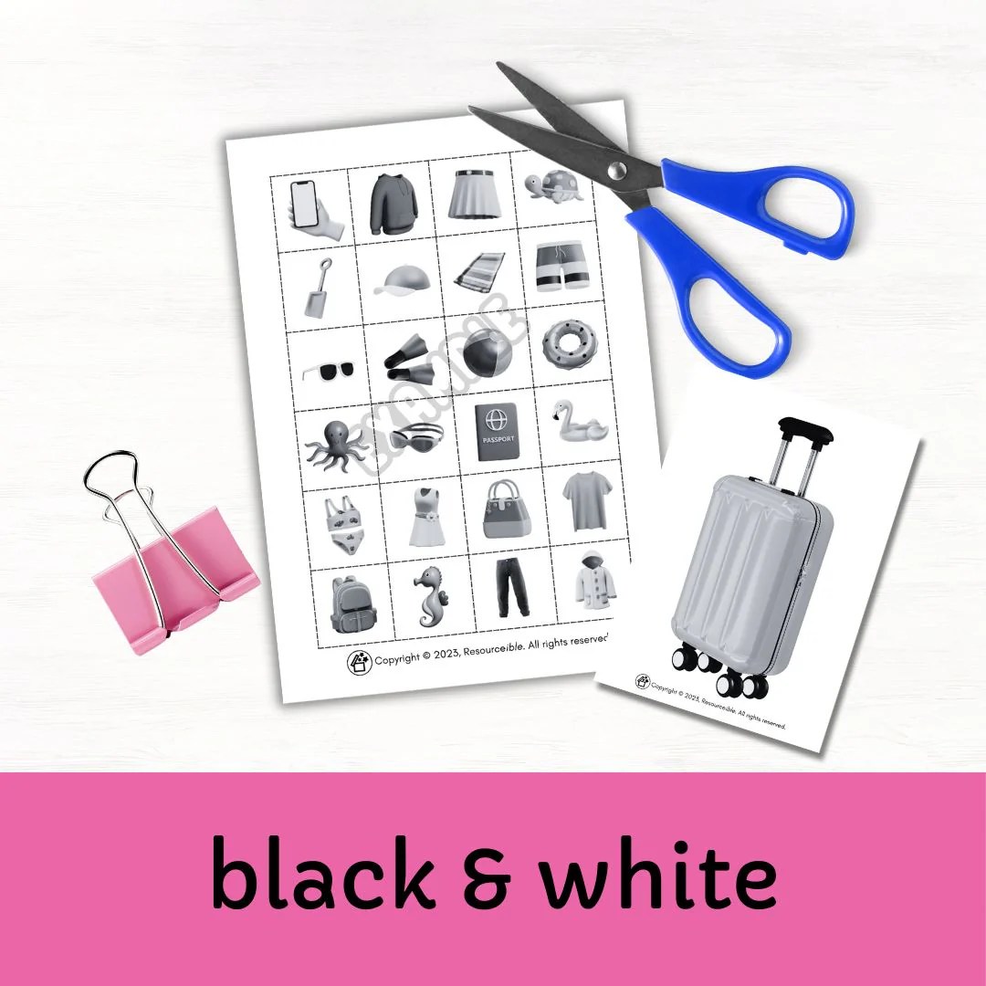 Working Memory Executive Functioning Printable Game Holiday