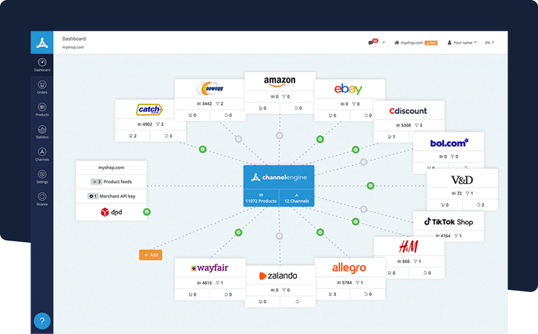 Ecommerce Channelengine - High Resolution Geometric Patterns for Desktop