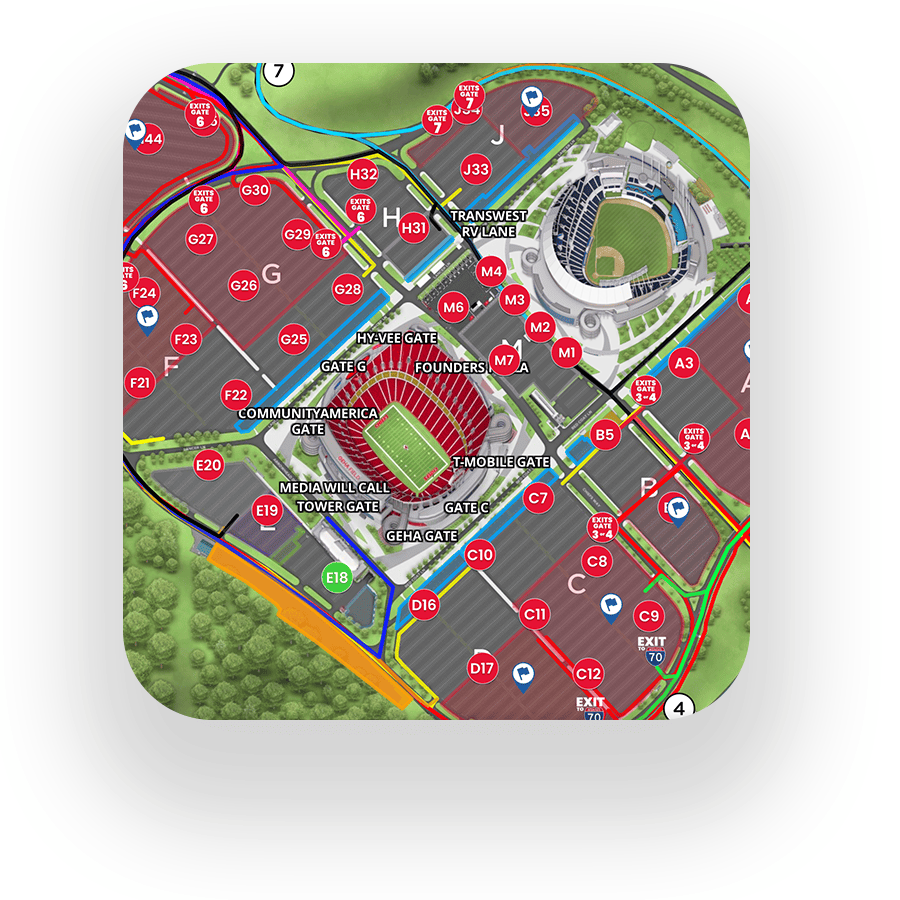 Interactive Maps For Stadiums And Fan And Guest Experience Logistics 