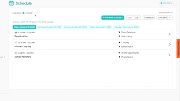 Creating An Interactive Schedule With Event Scheduling Software - Elegant HD Colorful Patterns | Free Download