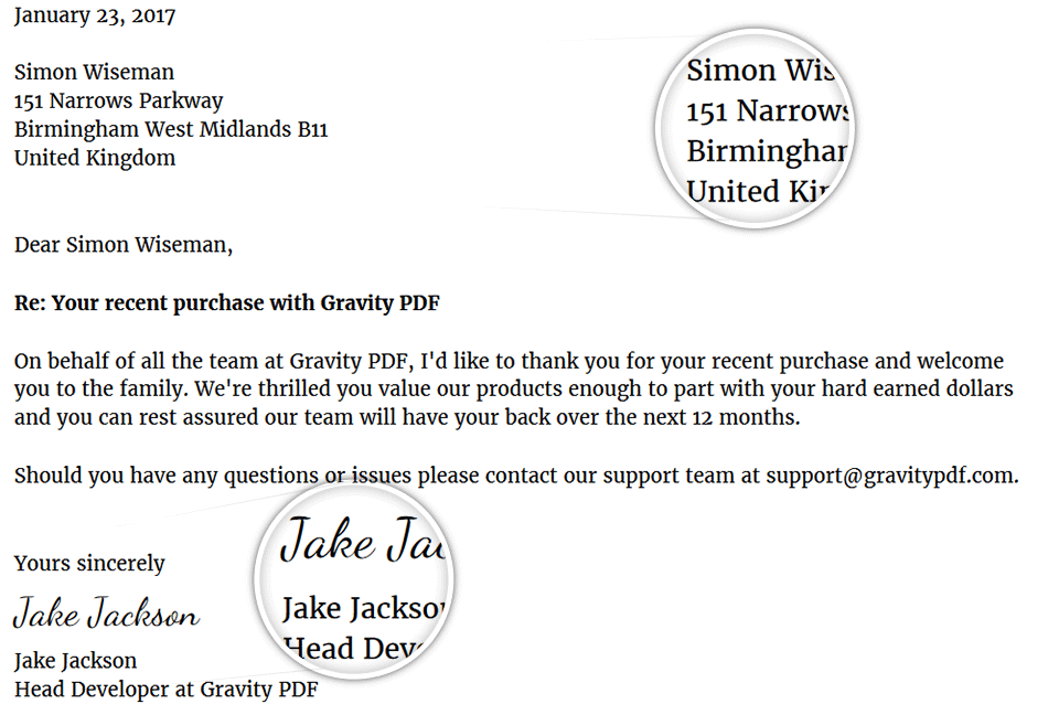 Formal Letter Template How To Install Configure Gravity Pdf