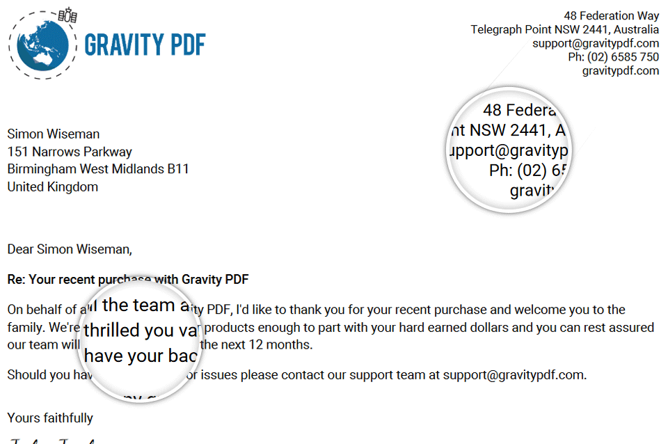 Business Letter 1 Template How To Install Configure Gravity Pdf