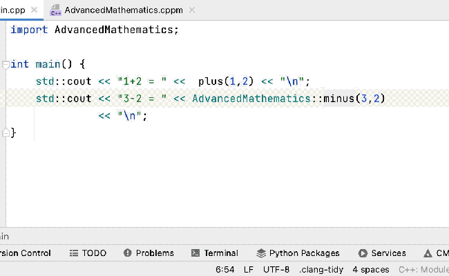 Support For C++20 Modules | CLion Documentation