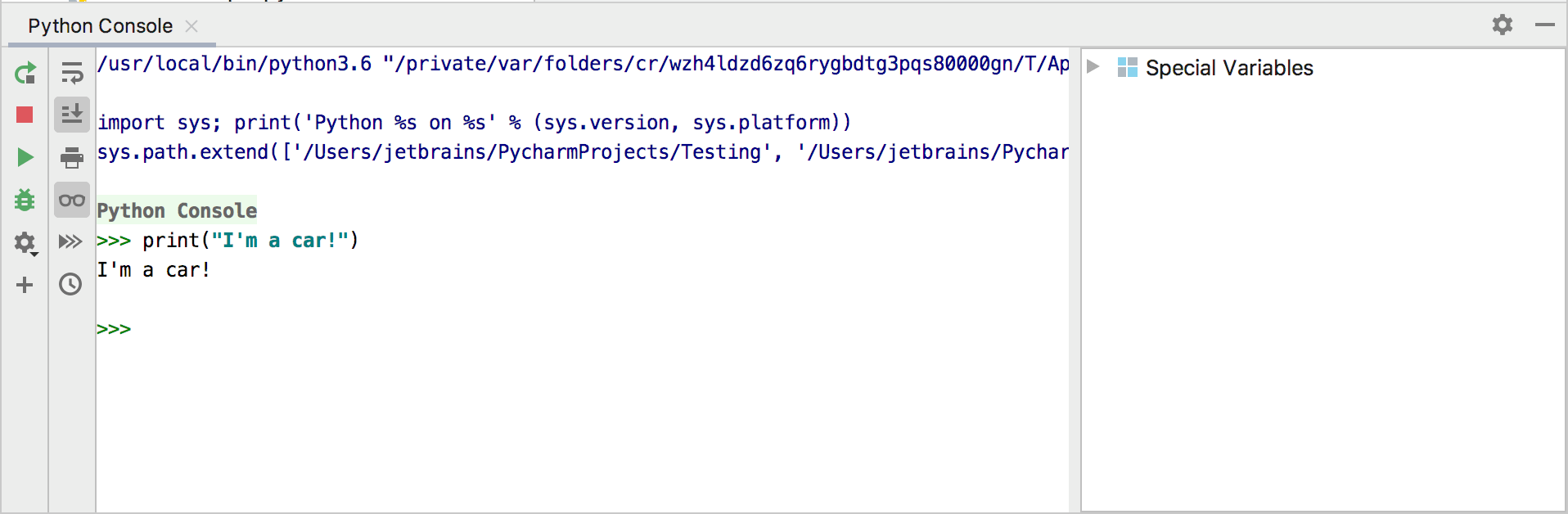Python console | PyCharm (9) Python console | PyCharm (9)