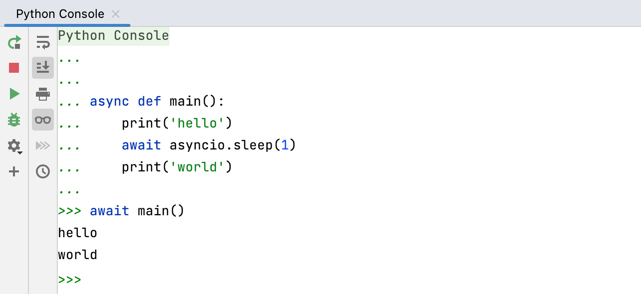 Python console | PyCharm (11) Python console | PyCharm (11)