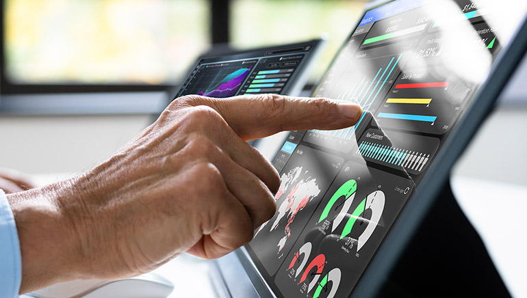 Predictive Analytics And Advanced Campaigns - Retina Dark Textures for Desktop