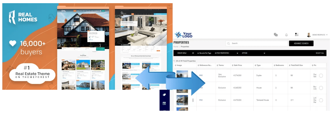 They provide the options of a crm, lead . How To Sync The Real Homes Wp Theme With Your Crm Respacio