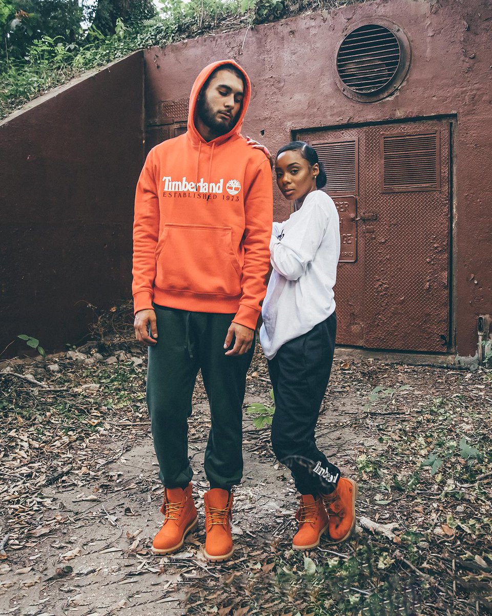 timberland boots orange