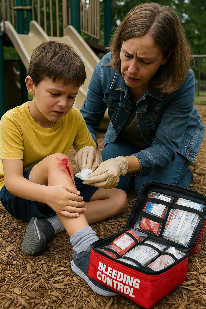 For severe bleeding a life saving priority