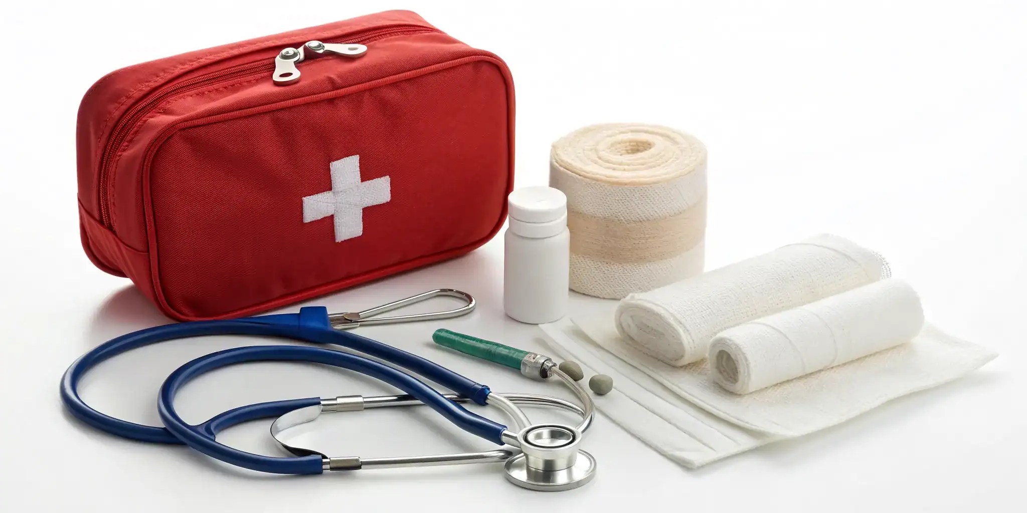 A Stop the Bleed kit with a tourniquet and supplies that expire, unlike the certification.