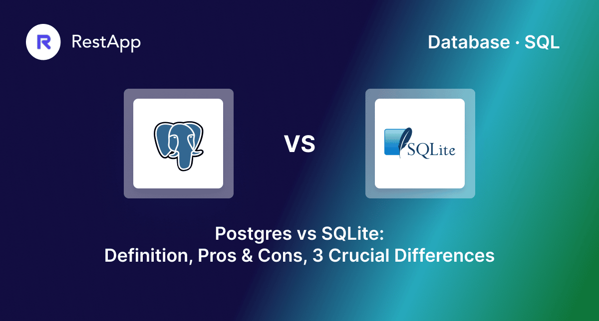 SQLite vs PostgreSQL Blog RestApp