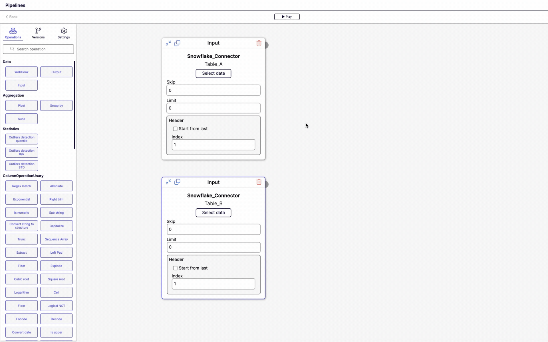 Snowflake Union() Function Learn RestApp