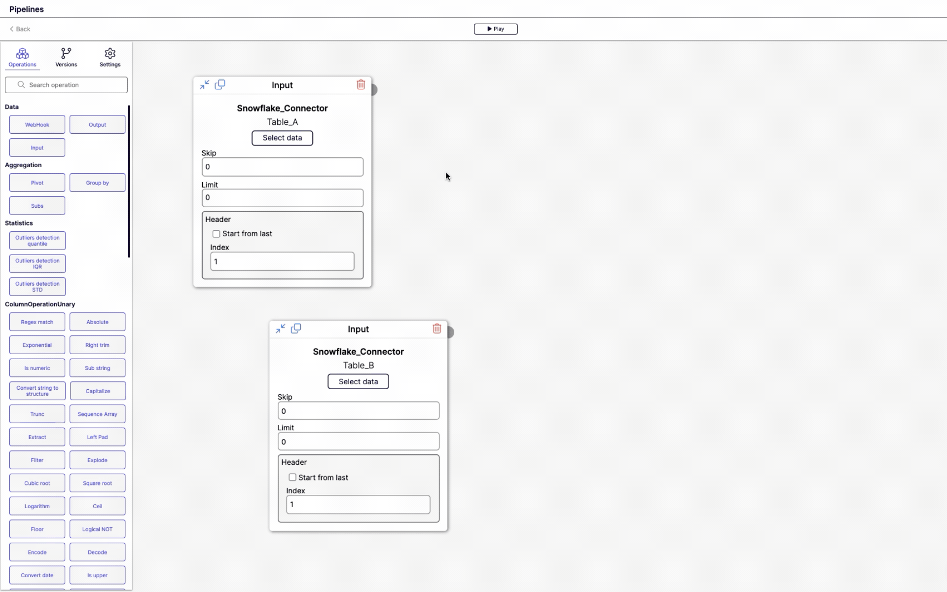 Snowflake Union() Function Learn RestApp
