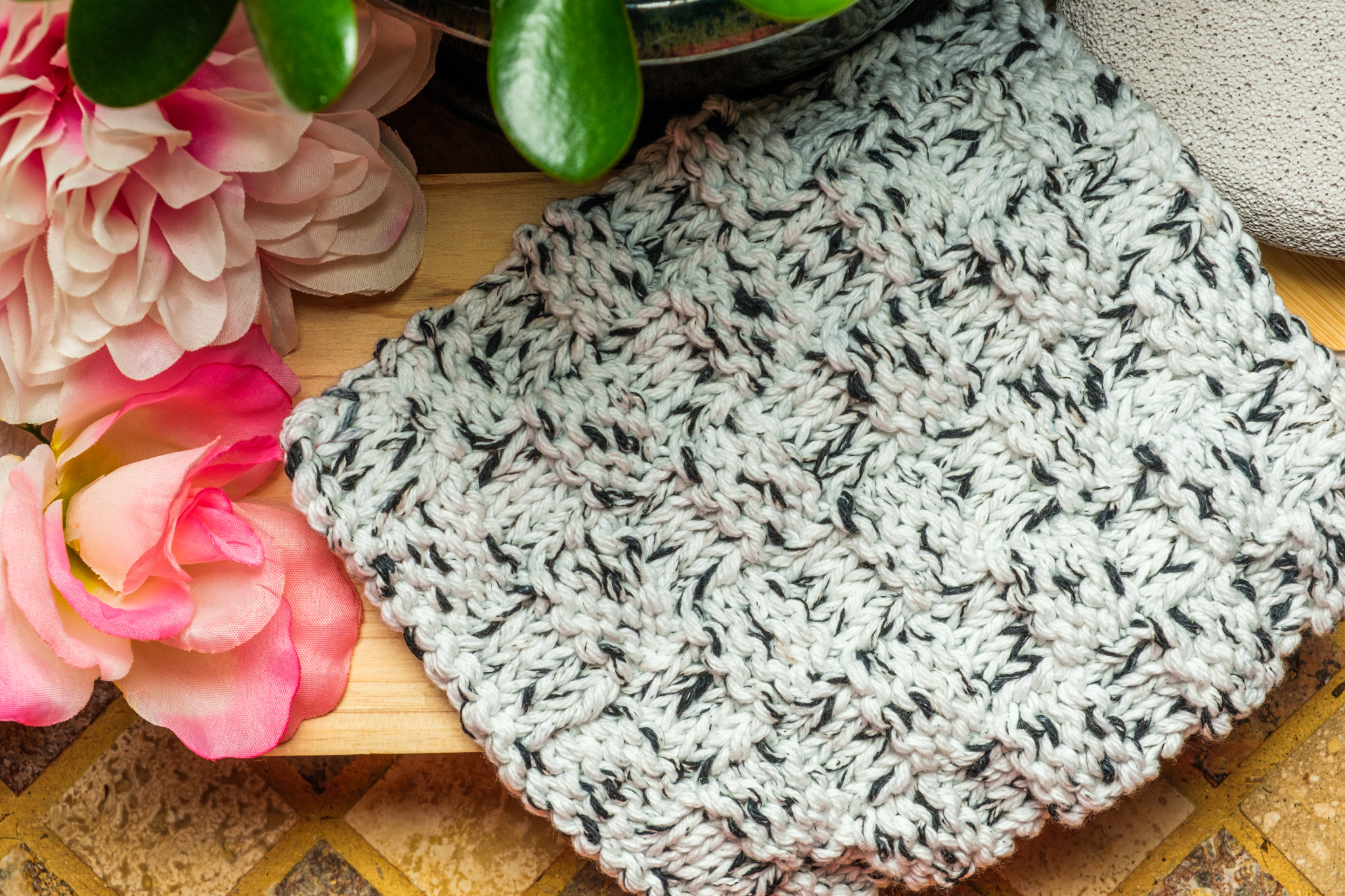 Handmade Knitted Washcloths