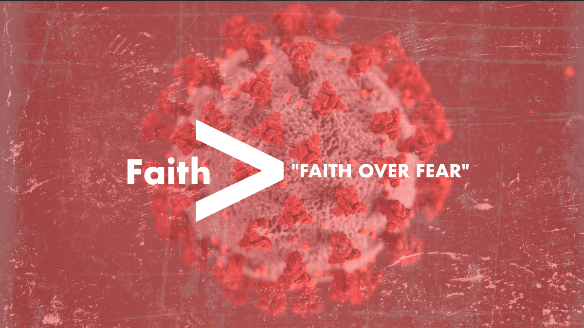 We want to be able to conquer it. Faith Over Faith Over Fear Restoration Church
