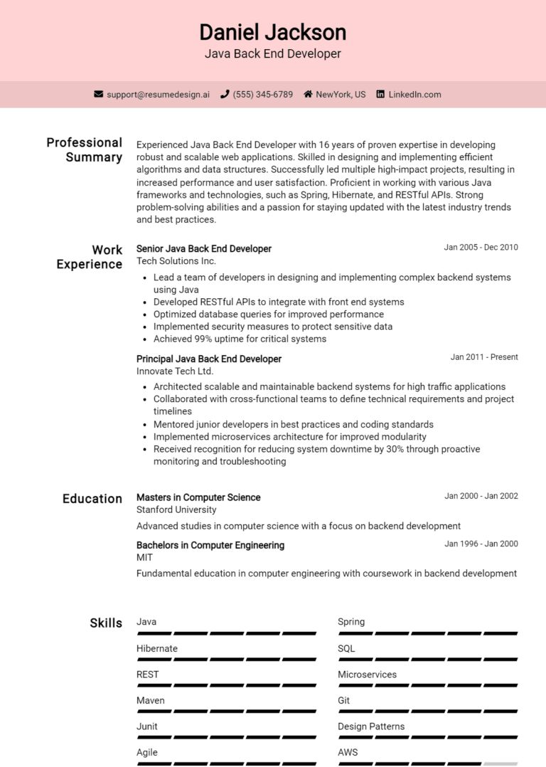 Uber Back End Developer Resume Examples Resumecat - Best Abstract Wallpapers in 4K