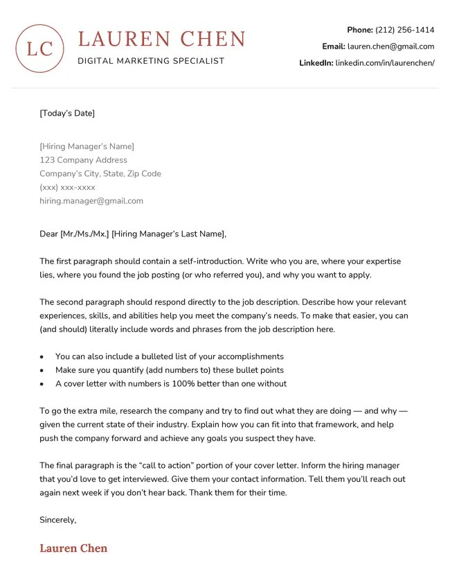 Each basic cover letter template is formatted for job seekers who want to write a traditional, professional cover letter, without any fancy nonsense. Cover Letter Templates For Your Resume Free Download
