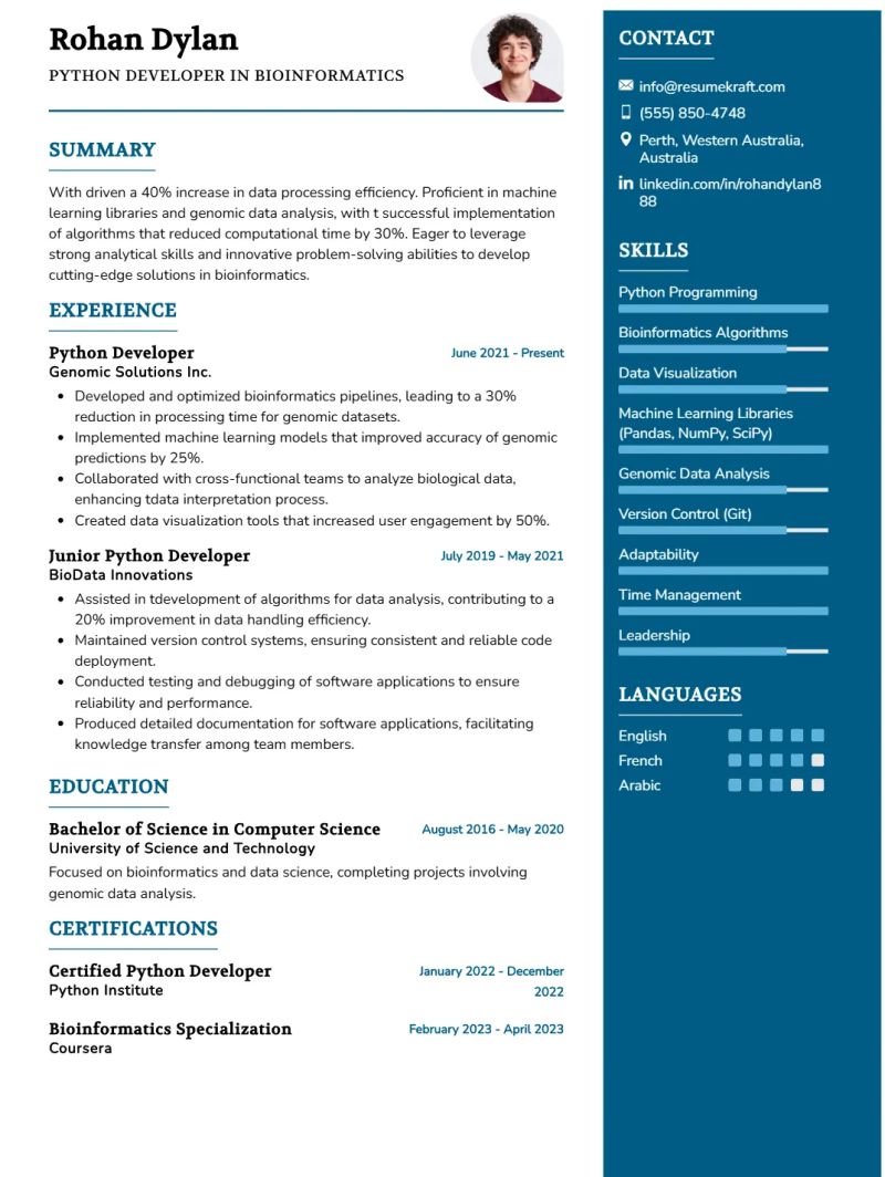 Python Developer Resume Example In 2025 Resumekraft - Abstract Wallpapers - Stunning 4K Collection