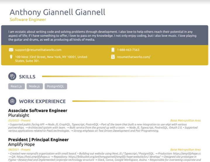 Software Engineer Resume Github Williamson Ga Us - Artistic Sunset Photo - Desktop