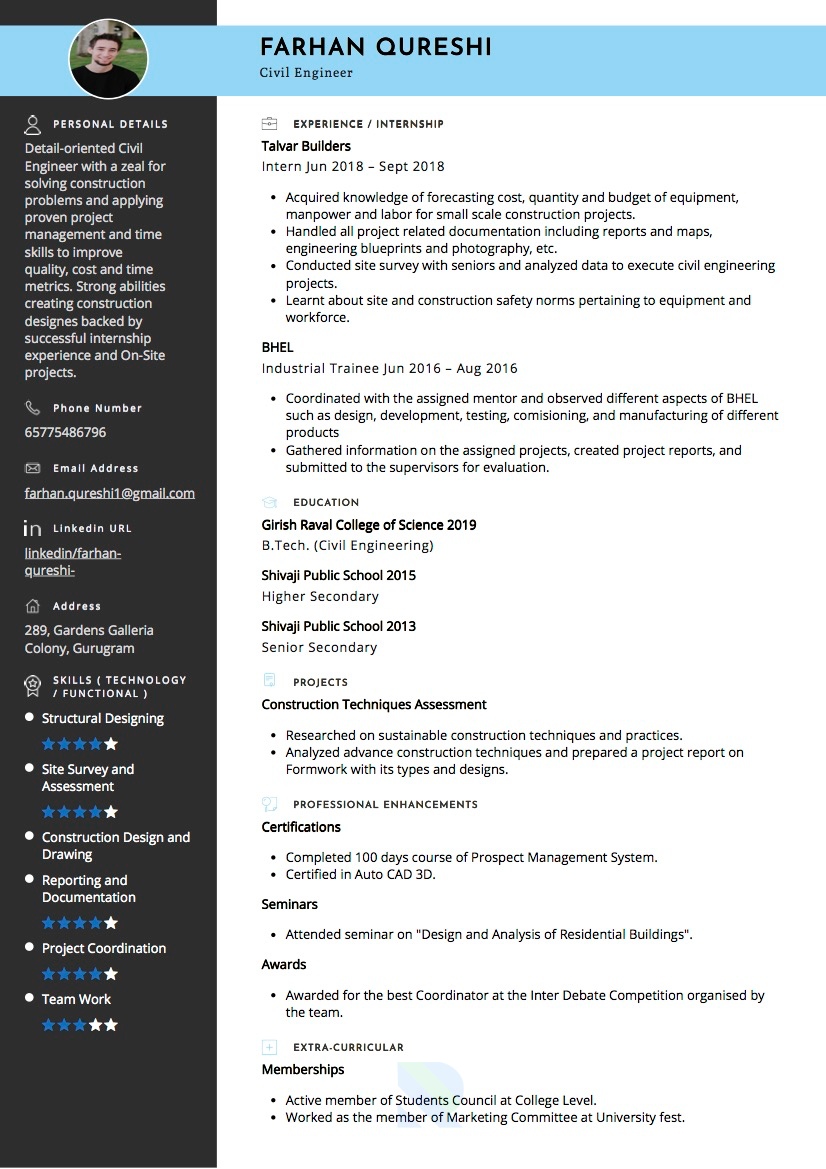 Cv For Civil Engineer Updated Alpesh Parmar
